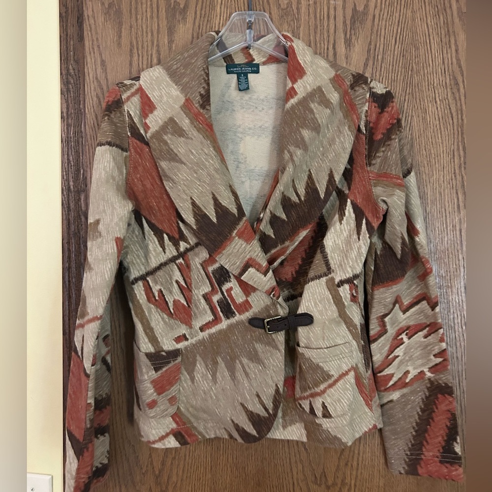 Lauren Ralph Lauren jacket southwest print jacket